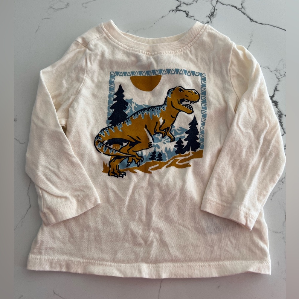 Old Navy Graphic Tee Long-Sleeve Dinosaur